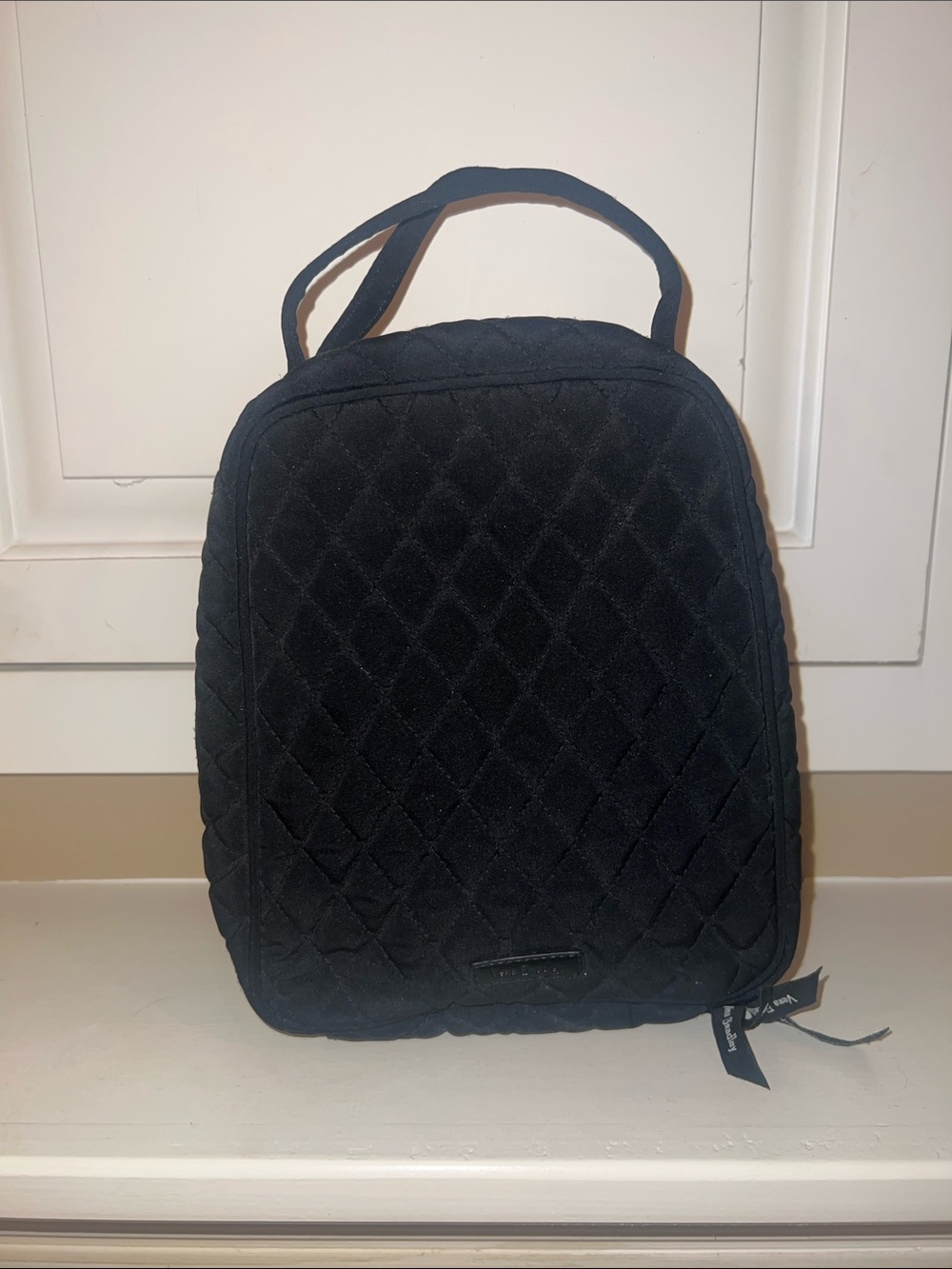 Vera Bradley Quilted black lunch tote - Picture 5 of 6
